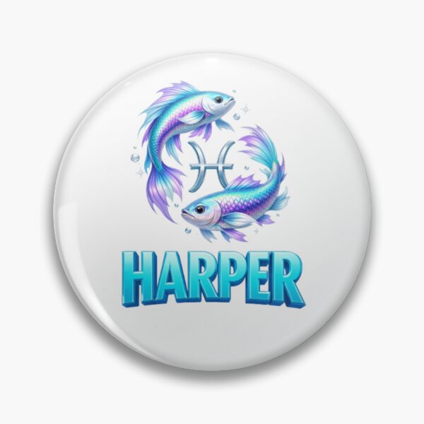 Item preview, Harper Pisces Zodiac Design designed and sold by AlexLineArt.