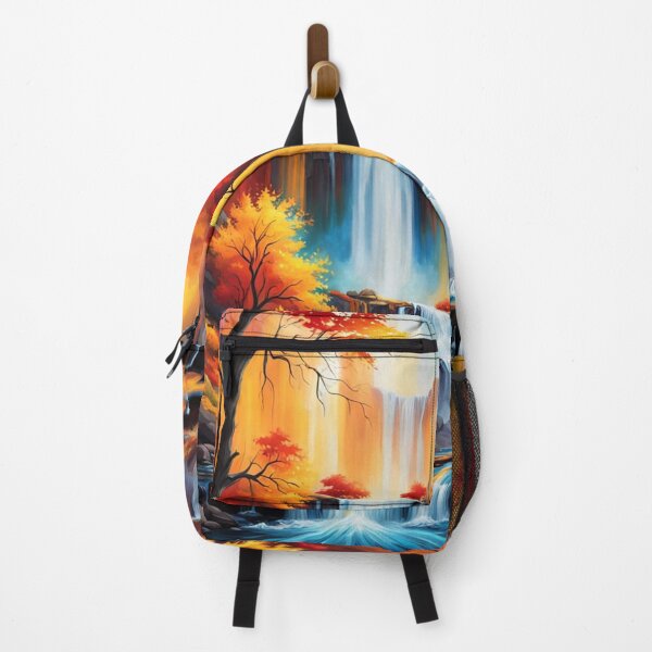 Item preview, Fiery Autumn Waterfall designed and sold by FrenchRomani.