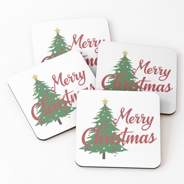 Item preview, Merry Christmas Tree Script Design designed and sold by DavidTeeStudio.