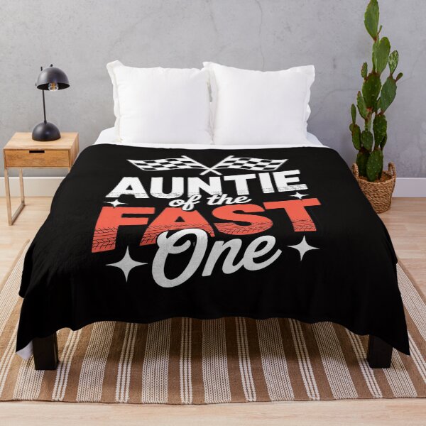 Item preview, Auntie Of The Fast One First Birthday Racing Car Family designed and sold by chaeningplan.