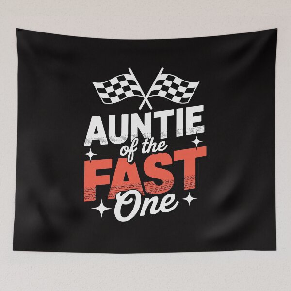 Item preview, Auntie Of The Fast One First Birthday Racing Car Family designed and sold by chaeningplan.