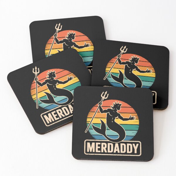 Item preview, Merdaddy Merdad Mermaid Security Merman Father's Day designed and sold by JonathalIngham.