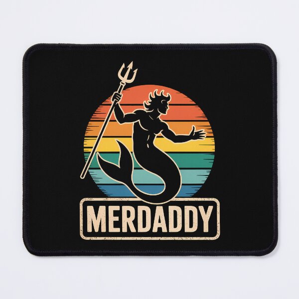 Item preview, Merdaddy Merdad Mermaid Security Merman Father's Day designed and sold by JonathalIngham.