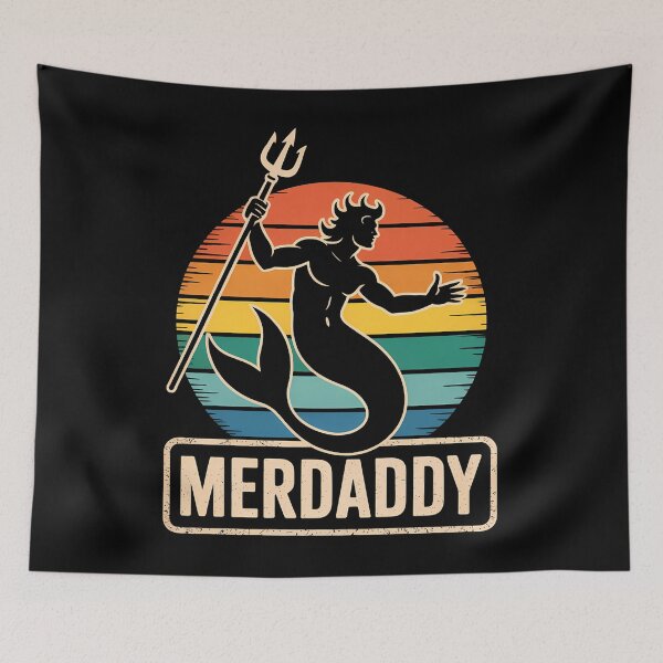 Item preview, Merdaddy Merdad Mermaid Security Merman Father's Day designed and sold by JonathalIngham.