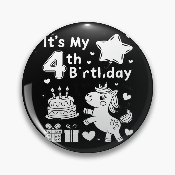 Item preview, 4th Birthday Girl Fabulous Unicorn Birthday designed and sold by Libbysharts.