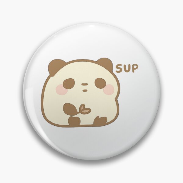 Item preview,  Kawaii Mochi Panda Sup Sticker designed and sold by BluesSketchbook.