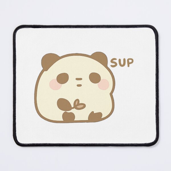 Item preview,  Kawaii Mochi Panda Sup Sticker designed and sold by BluesSketchbook.