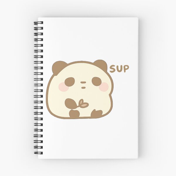Item preview,  Kawaii Mochi Panda Sup Sticker designed and sold by BluesSketchbook.