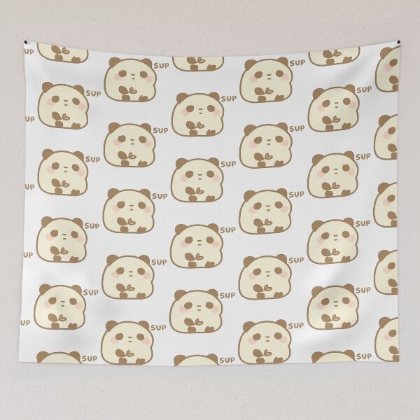 Item preview,  Kawaii Mochi Panda Sup Sticker designed and sold by BluesSketchbook.