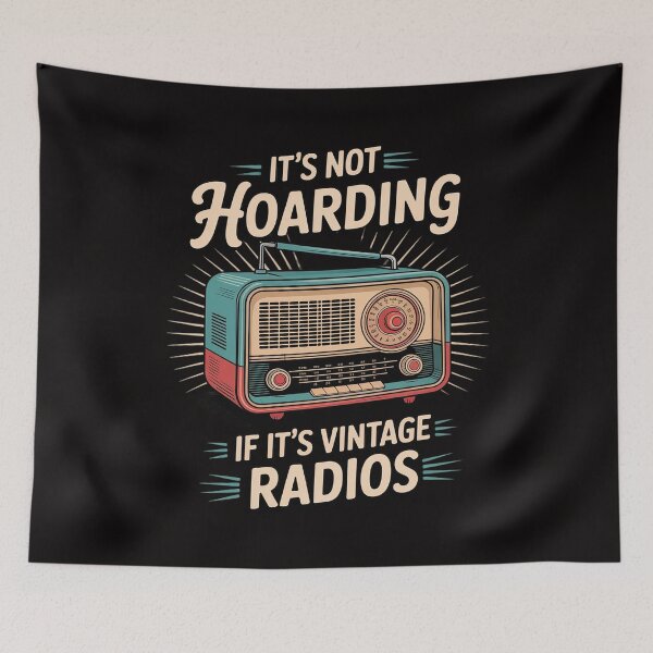 Item preview, Antique Radio Radio Collector - It's Not Hoarding designed and sold by chaeningplan.