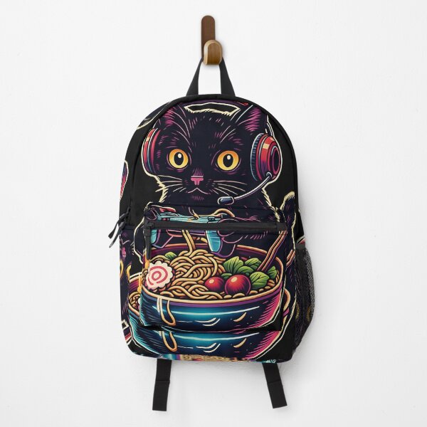 Item preview, Gamer Cat Ramen Bowl Funny Cat Lover designed and sold by FemmeForge.