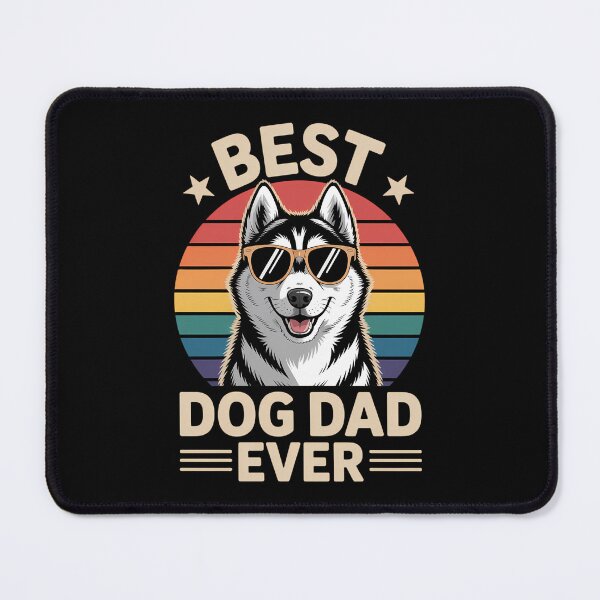 Item preview, Best Dog Dad Ever Siberian Husky Father's Day designed and sold by JonathalIngham.