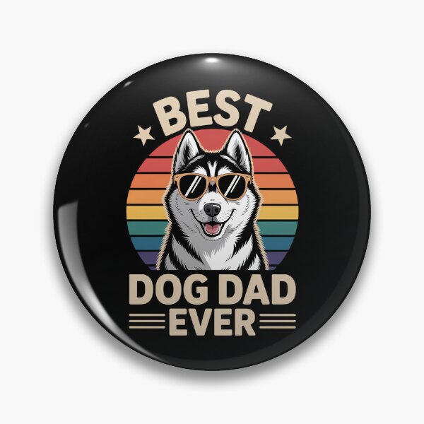 Item preview, Best Dog Dad Ever Siberian Husky Father's Day designed and sold by JonathalIngham.