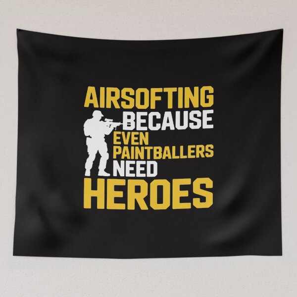 Item preview, Airsofting Because Even Paintballers Need Heroes designed and sold by chaeningplan.