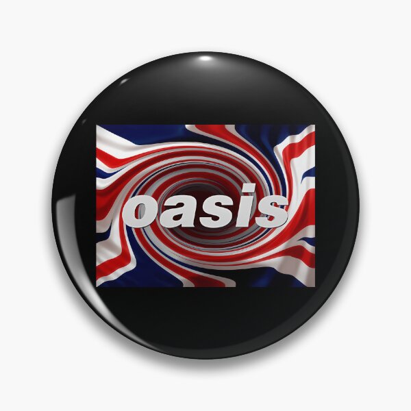 Item preview, Oasis Inspired Union Jack Swirl 90S Britpop Flag Art designed and sold by MarkStancil.