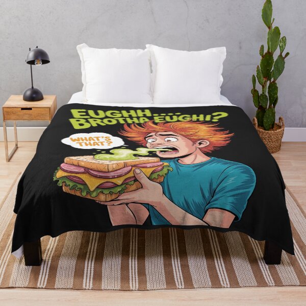 Item preview, Eughhh Brotha Eughh What's That Funny Cartoon Sandwich Meme designed and sold by AvagondaMind.