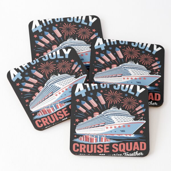Item preview, 4th Of July Cruise Cruising Squad 2025 USA Patriotic Crew designed and sold by Libbysharts.
