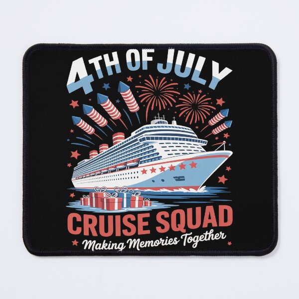 Item preview, 4th Of July Cruise Cruising Squad 2025 USA Patriotic Crew designed and sold by Libbysharts.