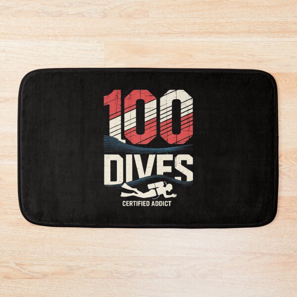 Item preview, 100th Dive Gift - Diver Down Flag - Scuba Diving designed and sold by chaeningplan.