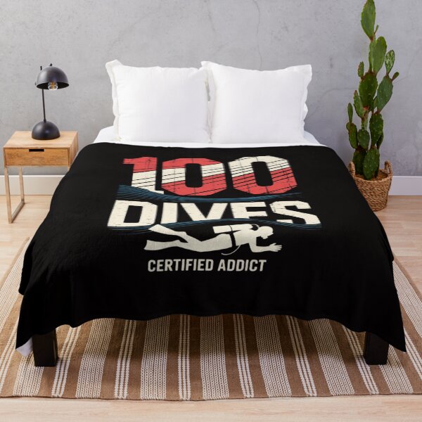 Item preview, 100th Dive Gift - Diver Down Flag - Scuba Diving designed and sold by chaeningplan.