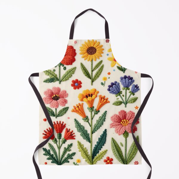 Item preview, Mallorca's Mediterranean flowers embroiders sampler designed and sold by Ponted.