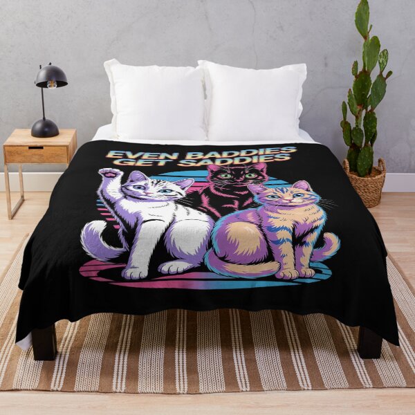 Item preview, Even Baddies Get Saddies cat Funny Oddly Specific Meme designed and sold by AvagondaMind.