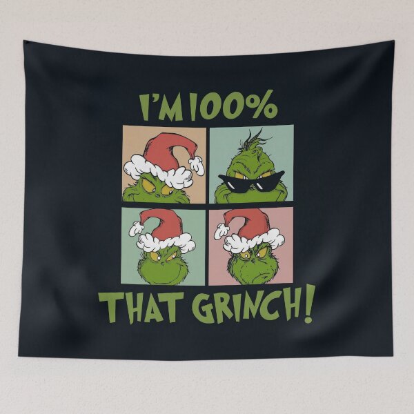 Item preview, I’m 100% That Grinch | Funny Christmas Mood Meme Grinchmas designed and sold by Vicky021.