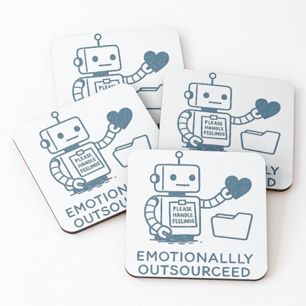 Item preview, Emotionally Outsourced Robot designed and sold by wesdesignshop.
