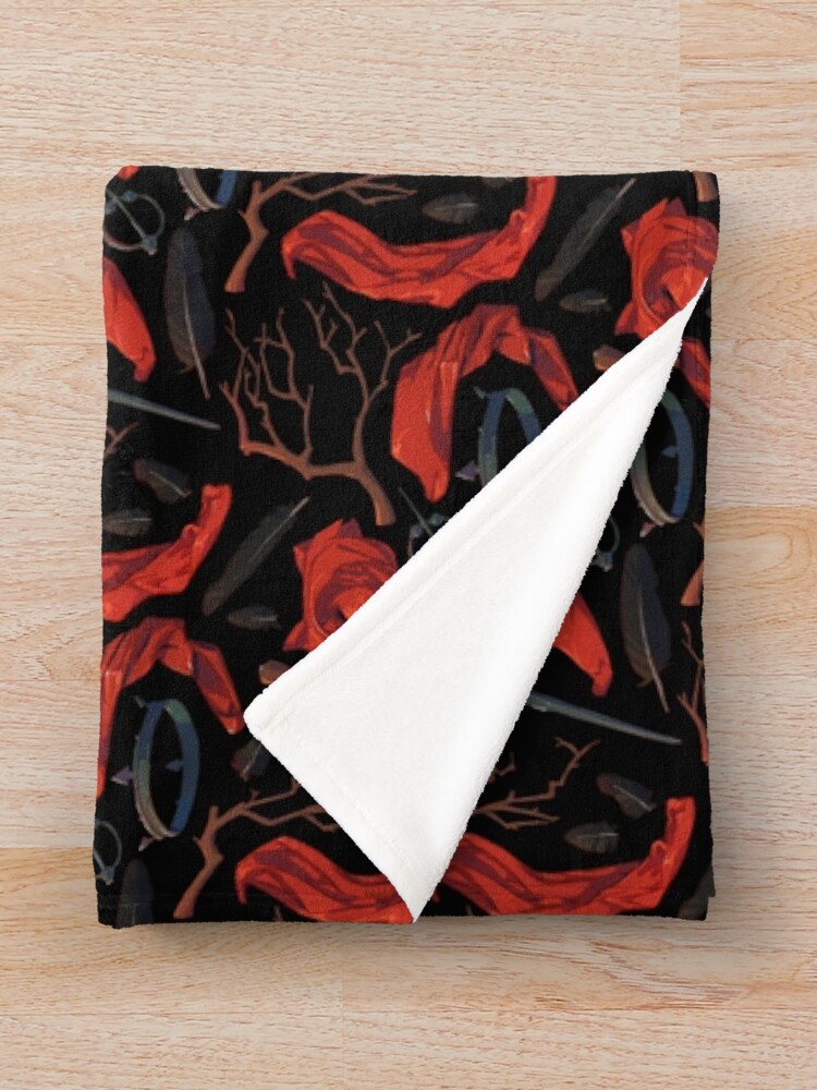 Thumbnail 3 of 6, Throw Blanket, Macbeth Pattern designed and sold by Catsonpage21.