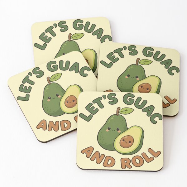 Item preview, Cute Kawaii Avocado Pattern designed and sold by anandsiva2703.