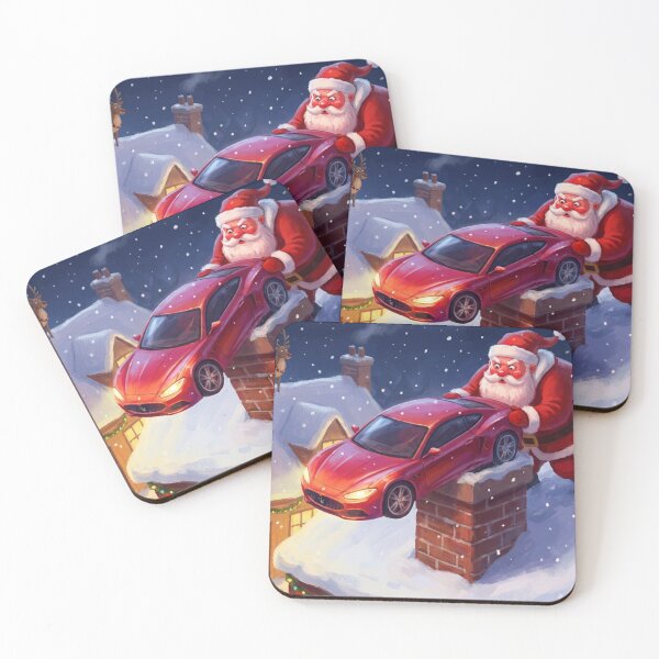 Item preview, How Santa Be Delivering Gifts This Year – Funny Christmas Car Meme Art designed and sold by MuseAI.