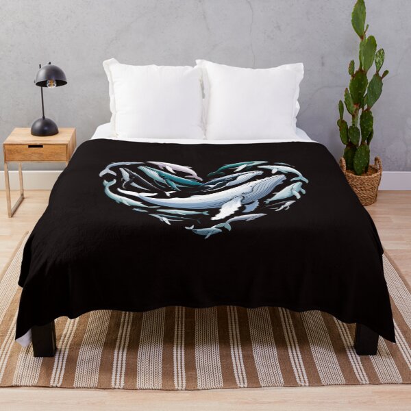 Item preview, whales heart shape Cute Ocean Mammals Whale Breeds Species designed and sold by lavethediso.
