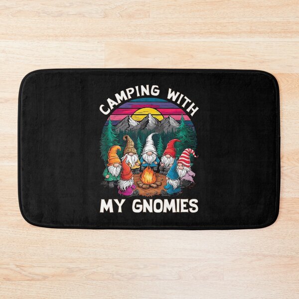 Item preview, Camping With My Gnomies Funny Gnome Campfire designed and sold by CeliaApril.