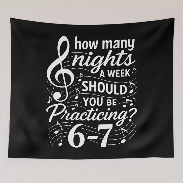 Item preview, How Many Nights A Week Should You Be Practicing 67 designed and sold by CeliaApril.