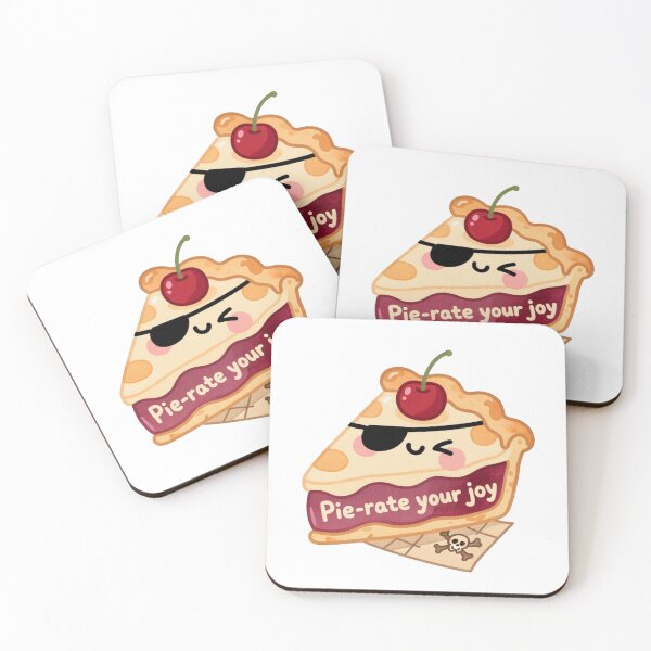Item preview, Pie-rate Your Joy – Cherry Pie Pirate designed and sold by MissKoalaJY.