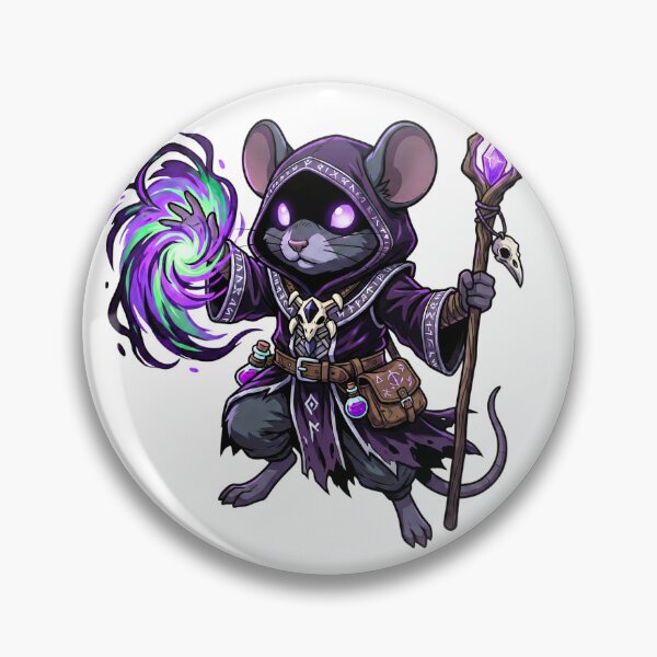 Item preview, Eldritch Squeak: Mousefolk Warlock designed and sold by SkinnyFlatWhite.