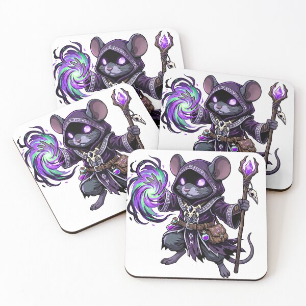 Item preview, Eldritch Squeak: Mousefolk Warlock designed and sold by SkinnyFlatWhite.