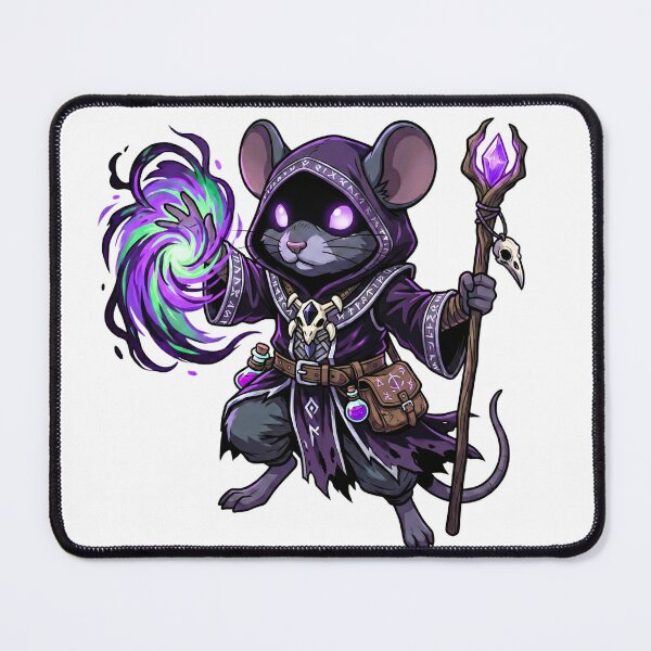Item preview, Eldritch Squeak: Mousefolk Warlock designed and sold by SkinnyFlatWhite.