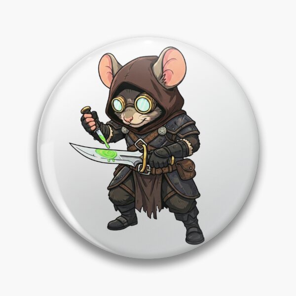 Item preview, Silent Whiskers: Mousefolk Rogue designed and sold by SkinnyFlatWhite.