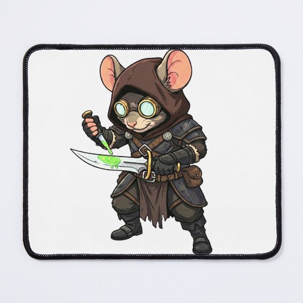 Item preview, Silent Whiskers: Mousefolk Rogue designed and sold by SkinnyFlatWhite.