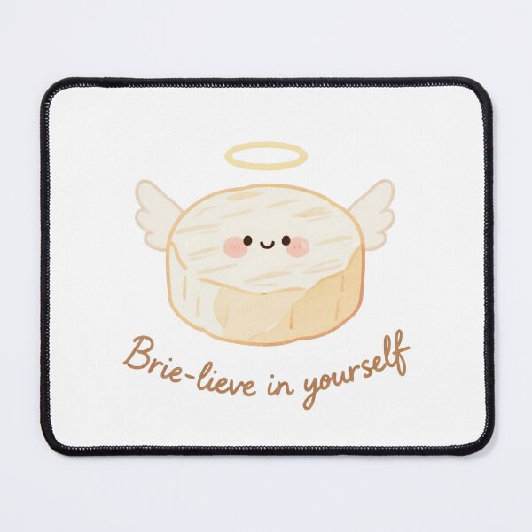 Item preview, Brie-lieve in Yourself – Angelic Brie Cheese designed and sold by MissKoalaJY.