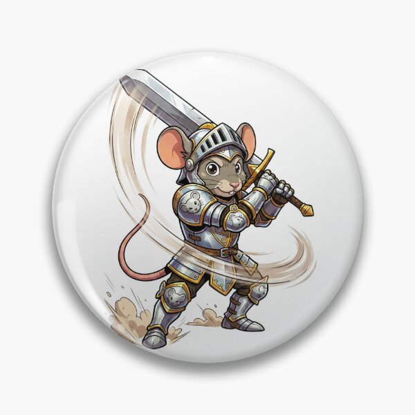Item preview, Tiny Titan: Mousefolk Fighter designed and sold by SkinnyFlatWhite.
