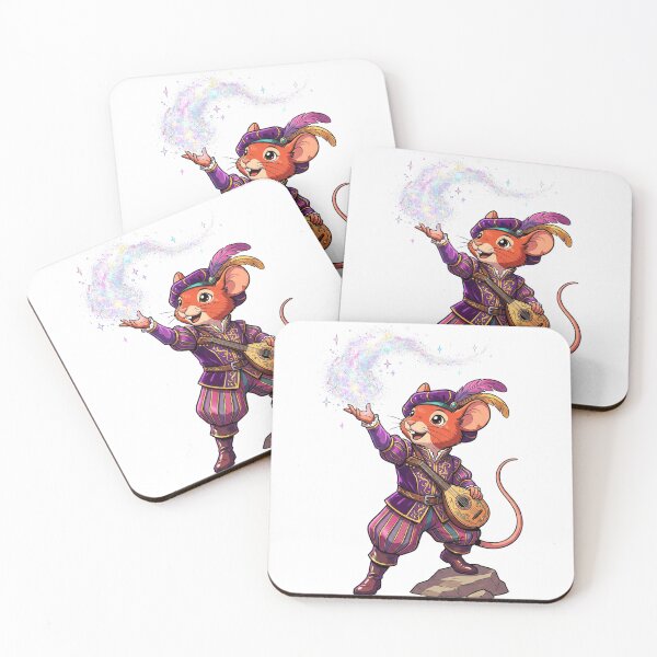 Item preview, Bardic Inspiration: Mousefolk Minstrel designed and sold by SkinnyFlatWhite.