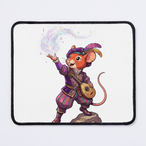 Item preview, Bardic Inspiration: Mousefolk Minstrel designed and sold by SkinnyFlatWhite.