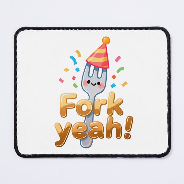 Item preview, Fork Yeah! – Sassy Utensil Foodie designed and sold by MissKoalaJY.