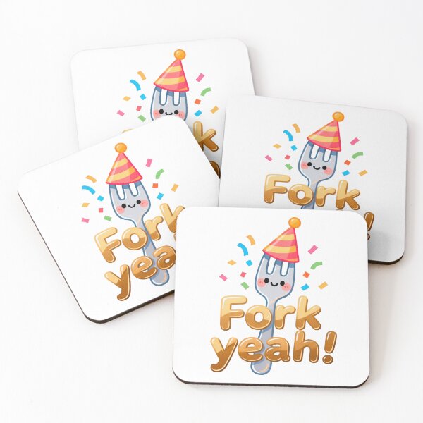 Item preview, Fork Yeah! – Sassy Utensil Foodie designed and sold by MissKoalaJY.