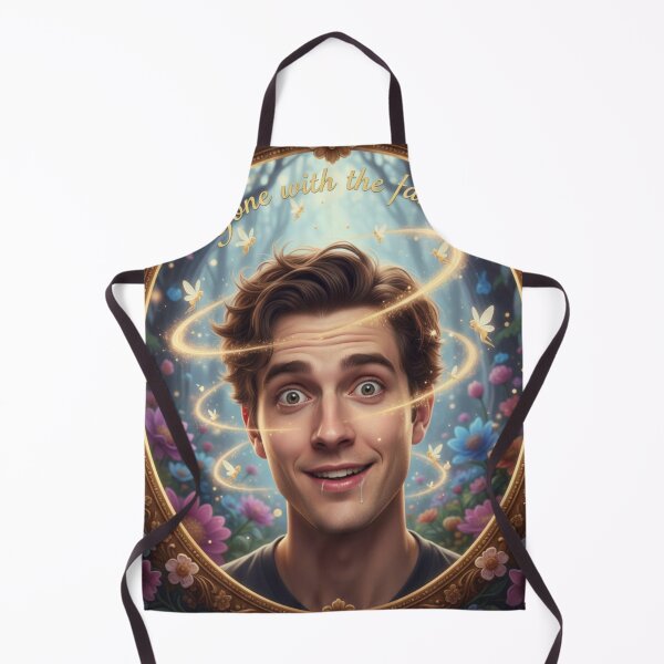 Item preview, Whimsical Portrait Of Man With Magical Fairies designed and sold by Echoes87.