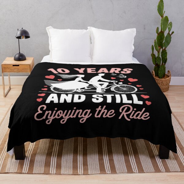 Item preview, 10th Wedding Anniversary Party 10 Years Still Enjoy The Ride designed and sold by Tatianamiobi.
