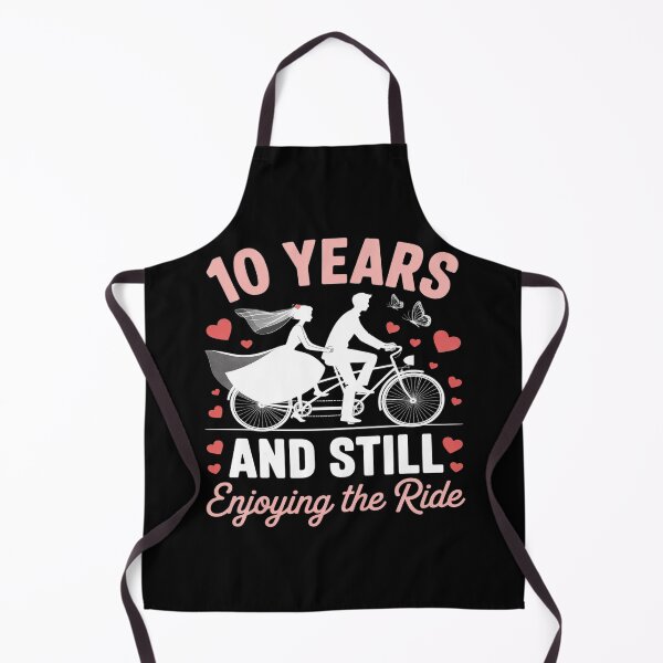 Item preview, 10th Wedding Anniversary Party 10 Years Still Enjoy The Ride designed and sold by Tatianamiobi.