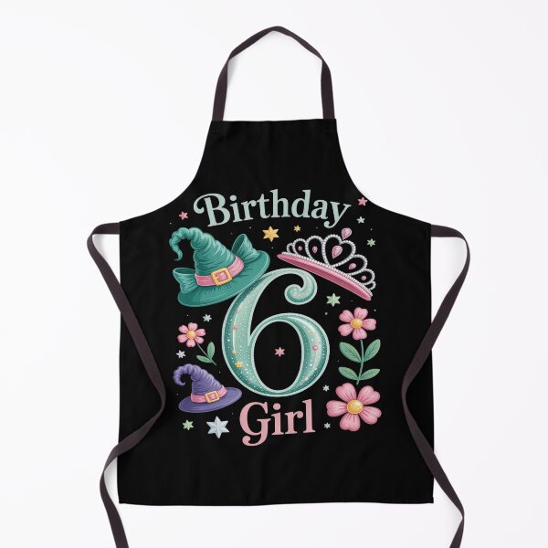 Item preview, 6th Birthday Witch Pink And Green 6 Year Old Birthday Girl designed and sold by Tatianamiobi.